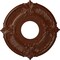 Ekena Millwork Attica Medallion (Canopies up to 3 1/2"), 12 3/4"OD x 4"ID x 1/2"P, Burnished Mahogany Crackle CM12ATBMC - alternate 1